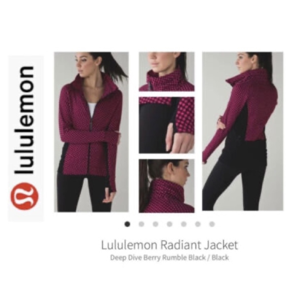 Lululemon Deep Dive Berry Rumble Radient jacket - Picture 3 of 7